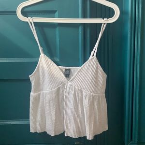 White Crop Top